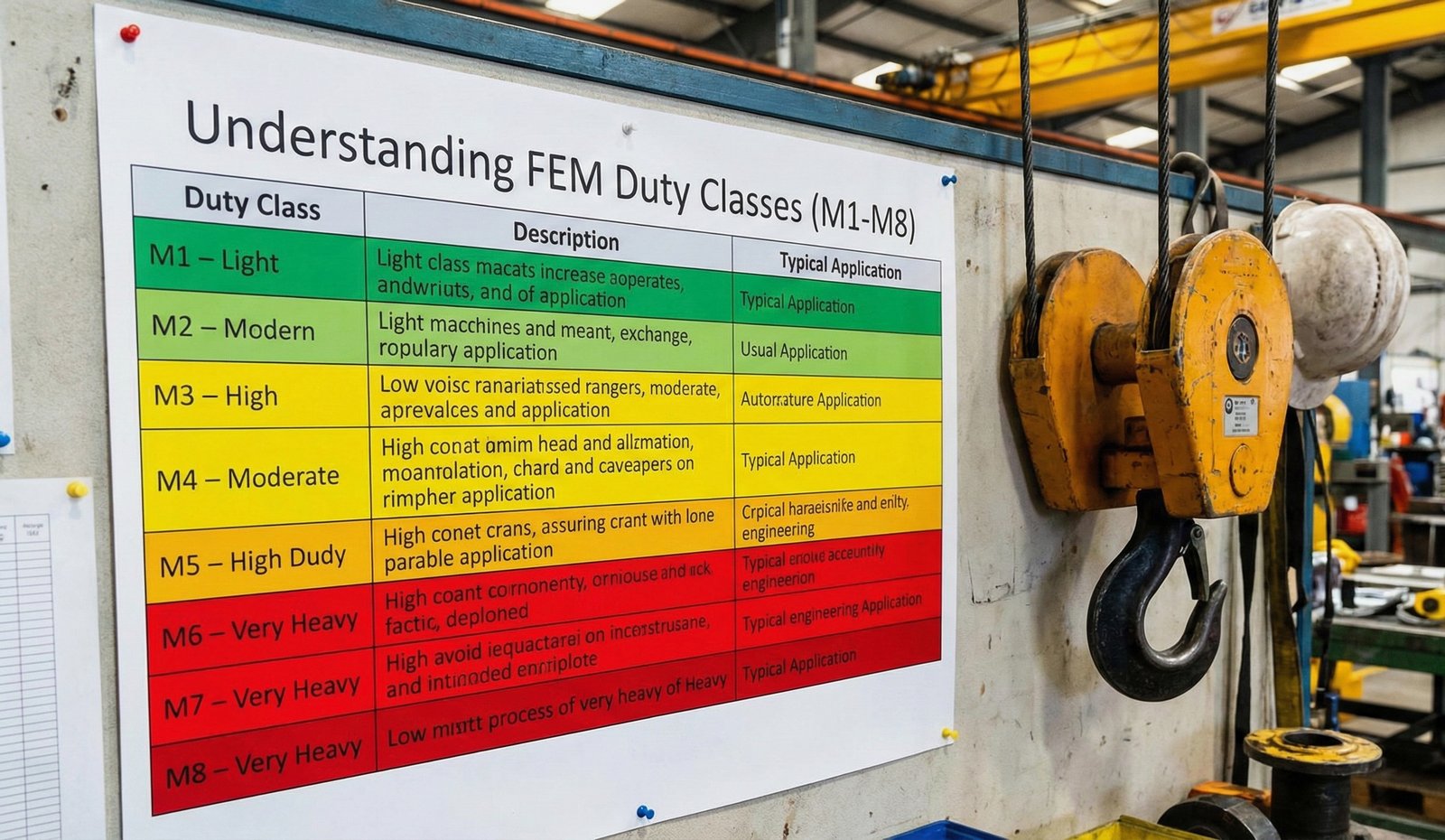 Industrial Crane Duty Cycle